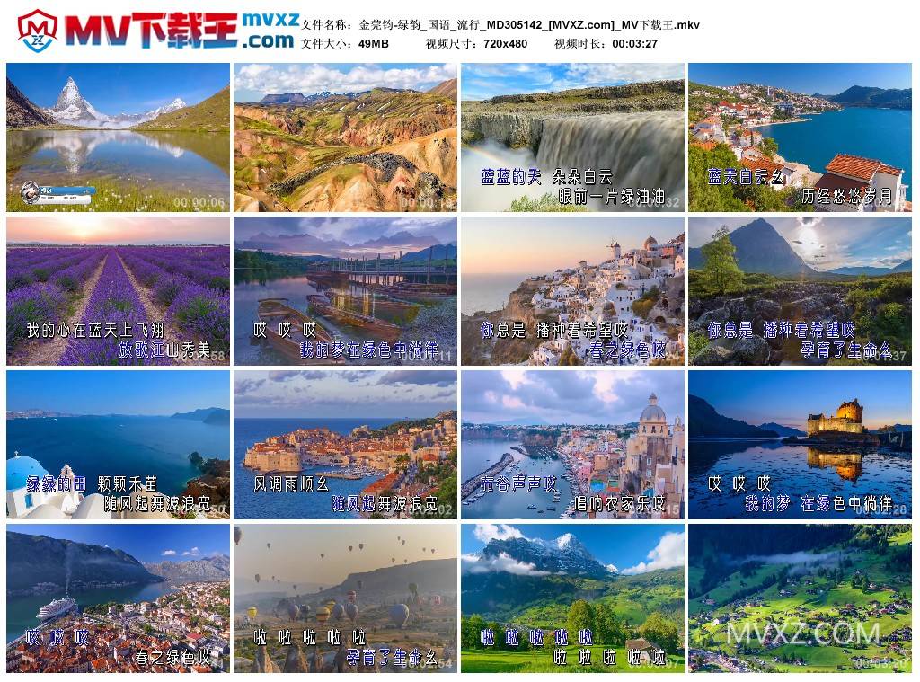 金莞钧-绿韵_国语_流行_MD305142